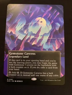 Gemstone Caverns (0061) (Borderless) Edge of Eternities: Stellar Sights Regular - Image 1