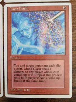 4x MTG Mana Clash 4th Edition ⭐Un-played NM SLIGHT WARP ⭐15 HQ PICS Magic ⭐x4 - Image 5