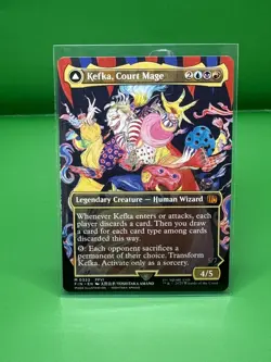 MTG Final Fantasy Kefka, Court Mage/Ruler of Ruin 0322 Regular (Borderless) LP - Image 1