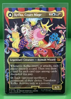 MTG Final Fantasy Kefka, Court Mage/Ruler of Ruin 0322 Regular (Borderless) LP - Image 3