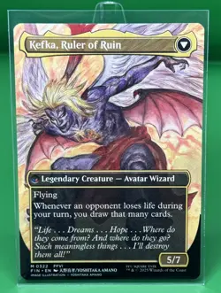 MTG Final Fantasy Kefka, Court Mage/Ruler of Ruin 0322 Regular (Borderless) LP - Image 5