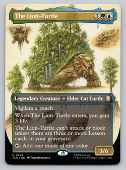 The Lion-Turtle Borderless - MTG- Avatar: The Last Airbender TLA - Image 1