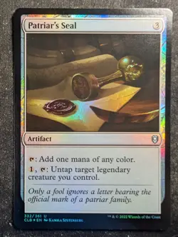 Patriar's Seal - Foil - Commander Legends: Battle for Baldur's Gate (MTG) - Image 1