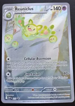 Reuniclus 212 Black Bolt Promo Pokemon TCG NM - Image 1