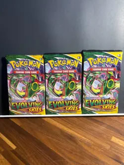 Pokemon - Three (3) Evolving Skies Booster Packs Random Art - Image 2