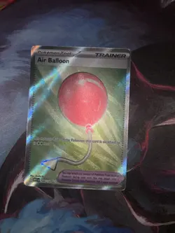Air Balloon 166/132 Full Art Ultra Rare Holo Mega Evolution Pokemon TCG - Image 1