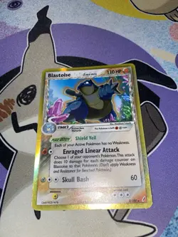 Pokemon TCG Holo Blastoise 2/100 Crystal Guardians Delta Species MP/VG - Image 2