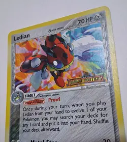 Pokemon TCG Ledian 18/101 Rare Reverse Holo Foil EX Dragon Frontiers Stamped - Image 4