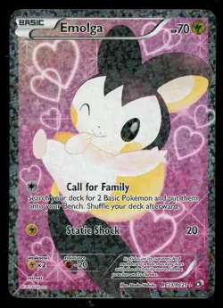 Pokemon Emolga RC23/RC25 Black & White Legendary Treasures Radiant Collection NM - Image 1