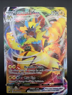Pokemon Zeraora Vmax #SWSH264 Black Star Promo English - Image 1