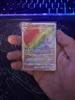 Pokemon TCG Hisuian Goodra VSTAR Lost Origin 202/196 Rainbow Secret Rare NM Mint - Image 1