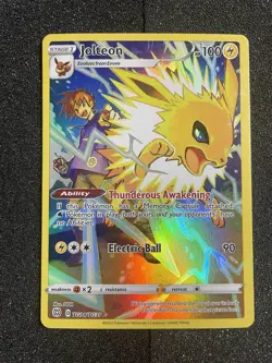 Pokemon TCG Jolteon TG04/TG30 Brilliant Stars Trainer Gallery Art Rare LP D - Image 1