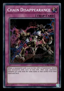 Chain Disappearance LCKC-EN094 Secret Rare Legendary Collection Yu-Gi-Oh NM - Image 1