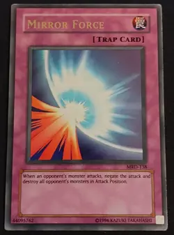 Yugioh tcg Mirror Force MRD-138 Unlimited Ultra Rare MP - Image 1