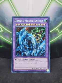 Yugioh Dragon Master Knight LCKC-EN065 Secret Rare NM - Image 1