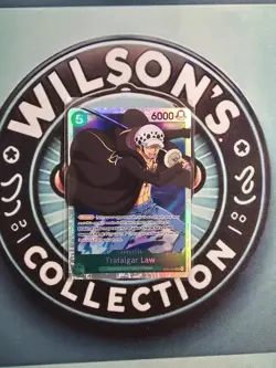 Trafalgar Law OP01-047 Super Rare (SR) English One Piece Card Game TCG - Image 1