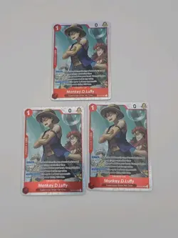 3x OP14-013 - Monkey.D.Luffy (SR) - One Piece TCG - English - Image 1