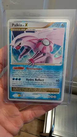 Pokemon Palkia LV.X TCG Promo Card 2008 DP18 Holo Rare - Image 1