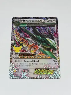 Pokemon Card TCG M Rayquaza EX 76/108 Celebrations : Classic Collection Holo NM - Image 1