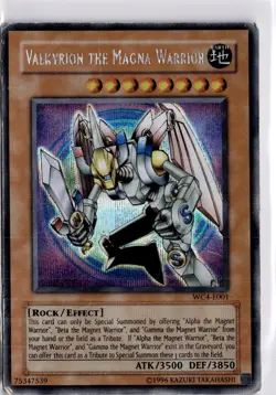 Valkyrion The Magna Warrior WC4-EN001 Yugioh Trading Card TCG - Image 3