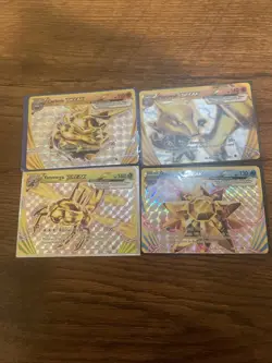 Lot of 4 Break Cards. Starmie, Carbink, Marowak, Yanmega. - Image 1