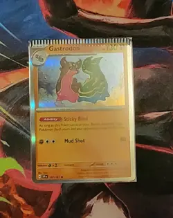 Pokemon Error Card Gastrodon 107 Surging Sparks Holo Crimped - Image 1