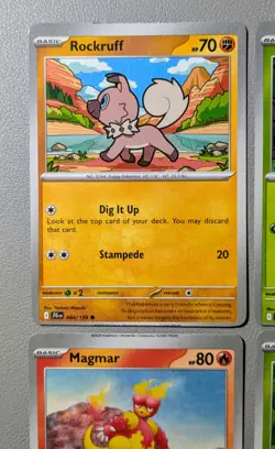 RARE MISCUT Pokemon TCG Journey Together Top/Bottom Text Cutoff (4 Card Bundle) - Image 2
