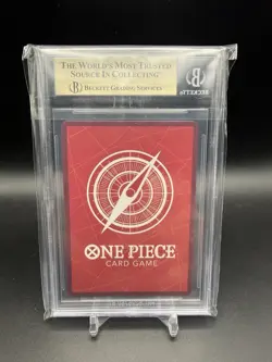 Monkey D Luffy BGS 10 OP05-060 PSA Magazine Exclusive One Piece Promo Piece Card - Image 2
