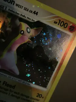 GASTRODON HOLO POKEMON CARD 9/132 SECRET WONDER SWIRL HOLO MAJOR BLEED ERROR NM- - Image 5