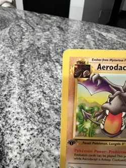 Pokemon TCG Aerodactyl Fossil 1st Edition Non-Holo Rare Card 16/62 - Image 2
