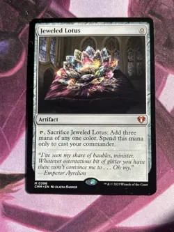 CMM Commander Masters NM Jeweled Lotus #0396 Card M Mythic - Image 1