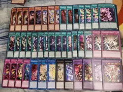 Yugioh 43 Card Artmage Fiendsmith Deck Core Graflare Finmel Nerva Alteration - Image 1