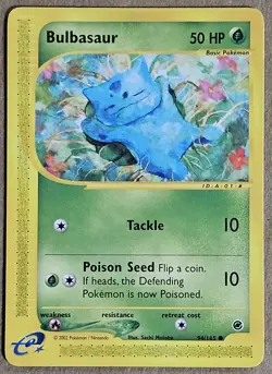 Bulbasaur Expedition Non-Holo Pokemon Card 2002 94/165 - Image 1