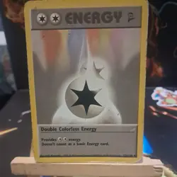 Double Colorless Energy 124/130 Base Set 2 Pokemon Card - Image 1