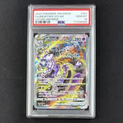 PSA 10 Sequential Set Mewtwo 221 Charizard 212 VSTAR SAR s12a JP Pokemon Card - Image 4