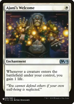 1x Ajani's Welcome NM Eng MTG - The List - Image 1