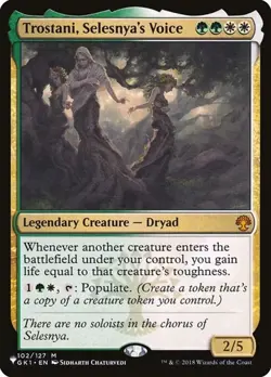 1x Trostani, Selesnya's Voice NM Eng MTG - The List - Image 1