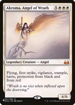 1x Akroma, Angel of Wrath NM Eng MTG - The List - Image 1