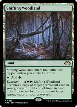 MTG Modern Horizons 3 Shifting Woodland x1 Rare Land NM/M - Image 1