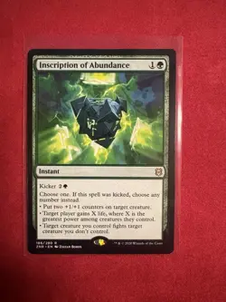 Inscription of Abundance - Zendikar Rising ZNR - Magic The Gathering MTG #186 - Image 1