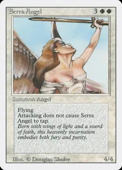 Serra Angel Revised Edition LP MTG - Image 1