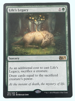 Life's Legacy, Core 2015, NM Near Mint, Magic the Gathering MTG - Image 1