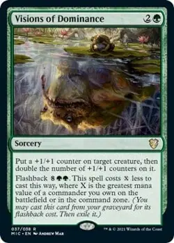 Magic The Gathering MTG VISIONS OF DOMINANCE Innistrad Midnight Hunt NM - Image 1