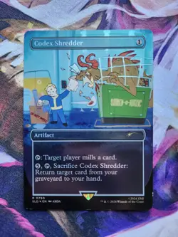 MTG Secret Lair - Fallout - Codex Shredder FOIL NM - Image 1