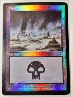 Swamp - FOIL - 347 7th Edition Core Set - Magic the Gathering MTG Nice! - Image 1