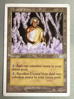 MTG / Crystal Vein / 6ED / #322 / Regular / Uncommon / LP - Image 1