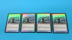 4x FOIL CONSECRATE LAND TIMESHIFTED MTG MAGIC THE GATHERING NM / UNPLAYED - Image 1
