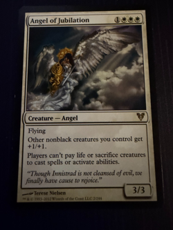 MTG Magic Angel of Jubilation Avacyn Restored Rare - Image 1