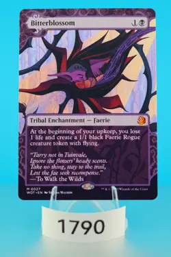 MTG Bitterblossom Wilds of Eldraine: Enchanting Tales Regular #27 - Image 1