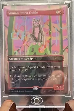 Simian Spirit Guide (Rainbow Foil) Secret Lair Drop MTG Foil Near Mint - Image 3